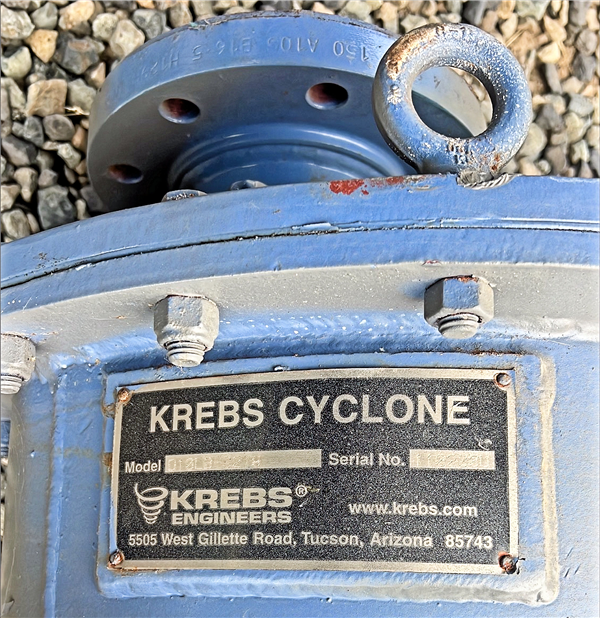 Krebs Model D10lb-5218 10" Hydro-cyclone)